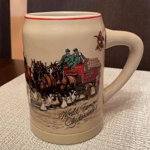 Collectible Budweiser Clydesdale mug